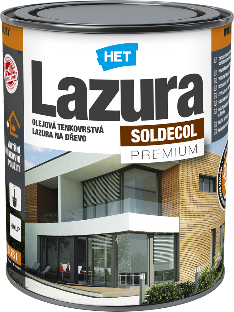 Soldecol a Aquadecol</br>LAZÚRY NA DREVO