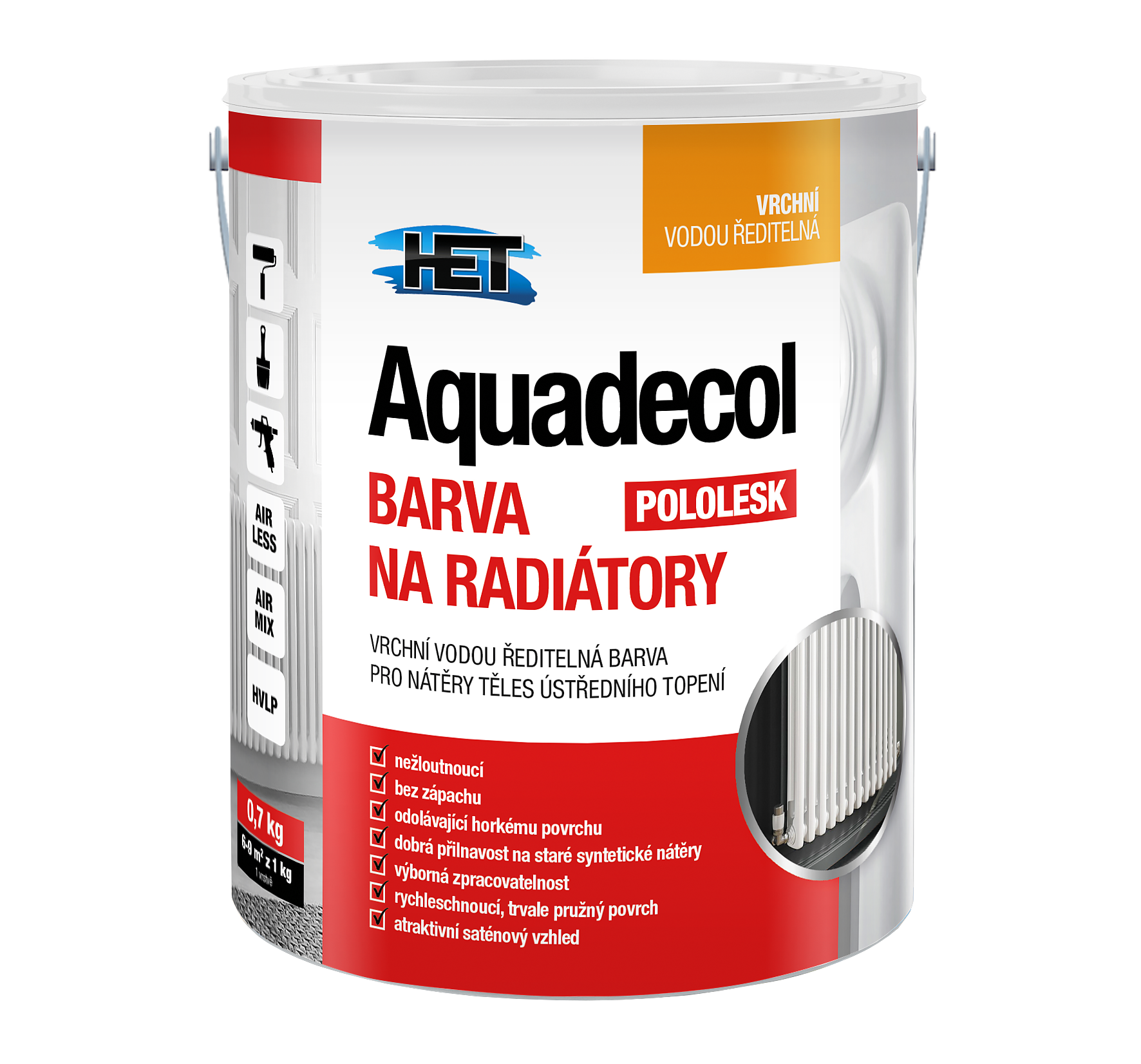 AQUADECOL FARBA NA RADIÁTORY - novinka