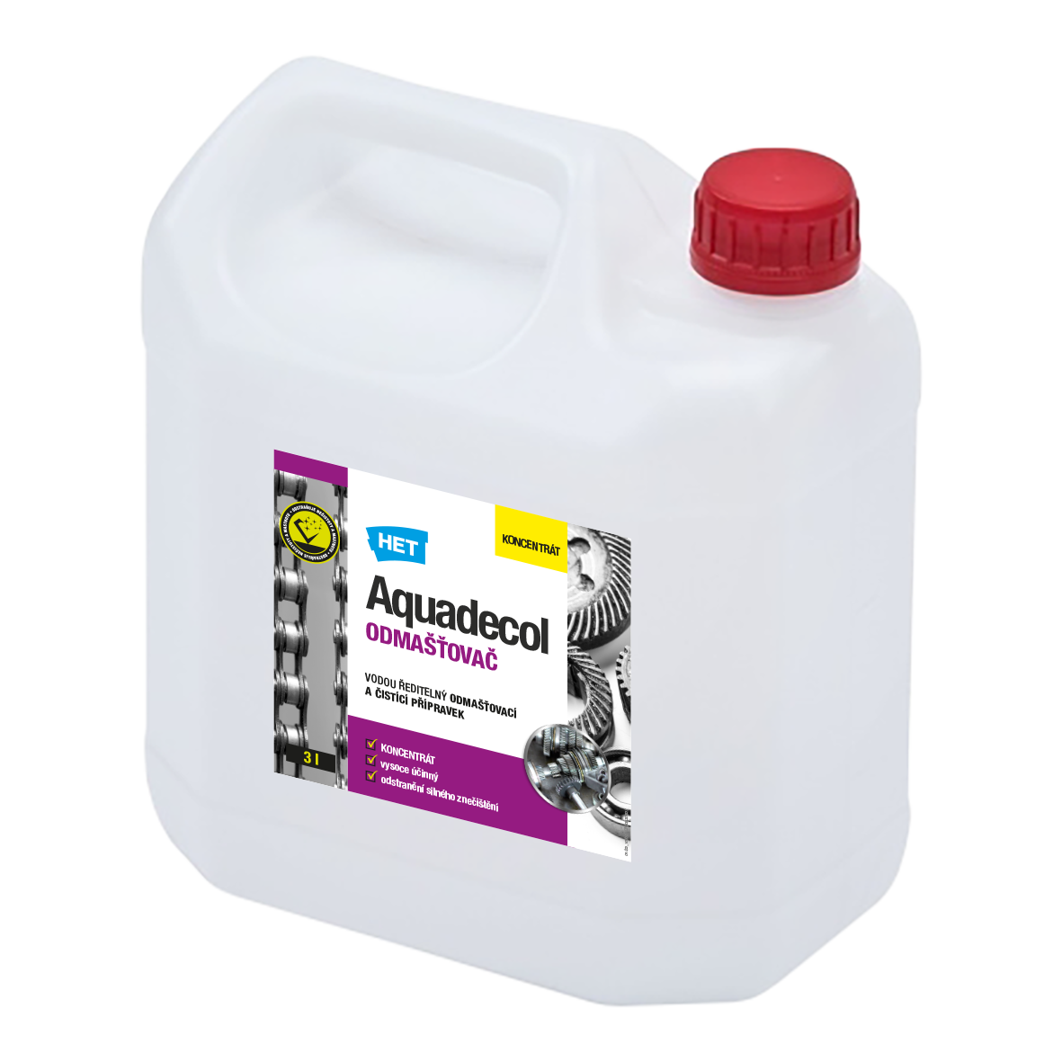 AQUADECOL ODMASŤOVAČ - univerzálny prípravok na odmastenie rôznych povrchov